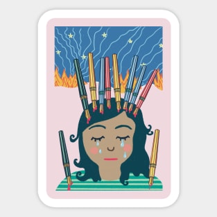 Ten of Swords Sticker